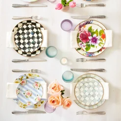 Dinnerware & Flatware|MacKenzie-Childs Courtly Check Salad/Dessert Plate