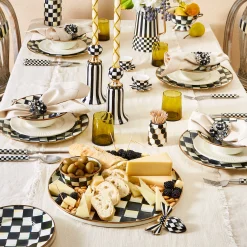 Dinnerware & Flatware|MacKenzie-Childs Courtly Check Salad/Dessert Plate