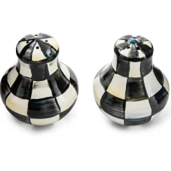 Fall Entertaining|Table Accessories|MacKenzie-Childs Courtly Check Salt Pepper Shakers