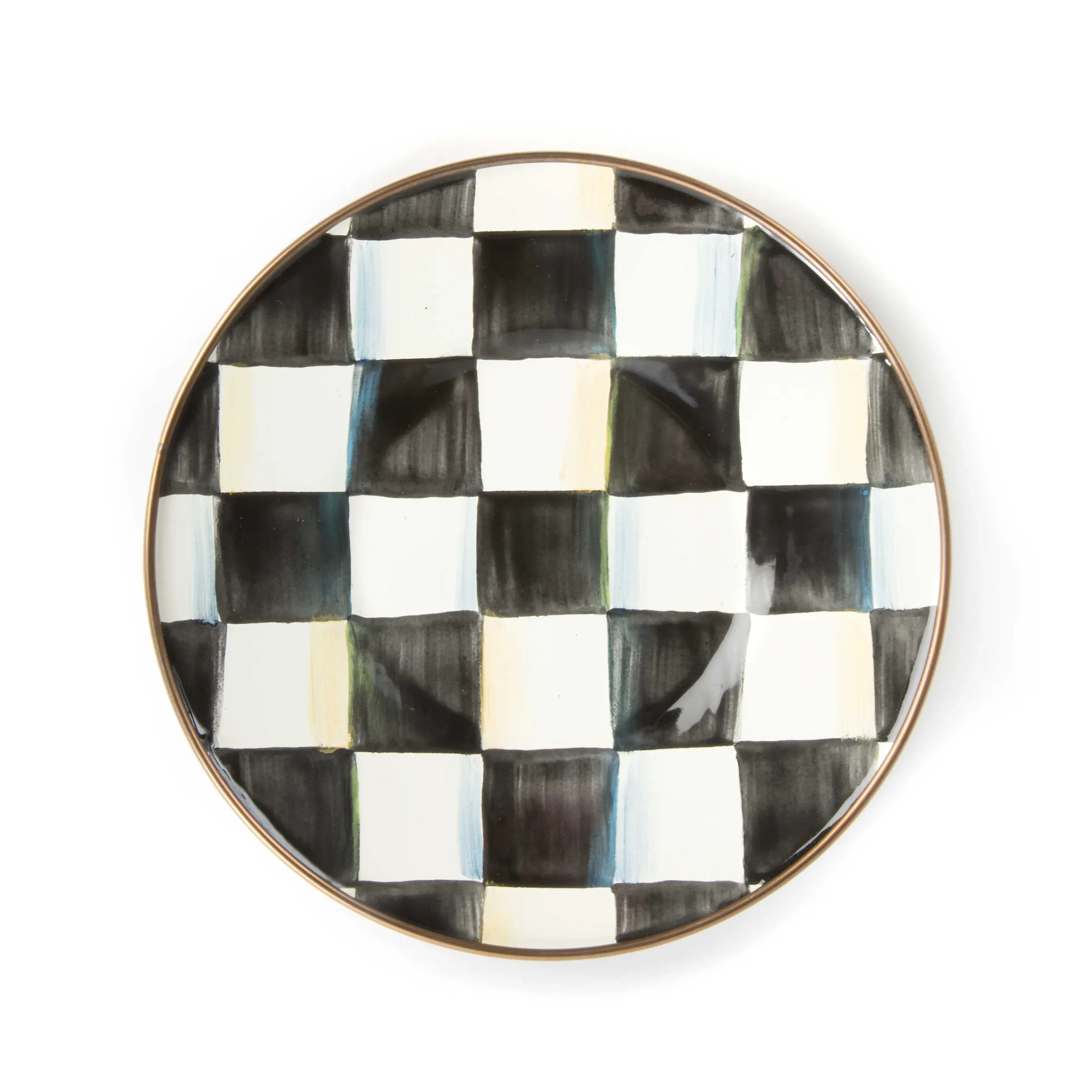 The Coffee Shop|Dinnerware & Flatware|MacKenzie-Childs Courtly Check Saucer