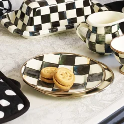 The Coffee Shop|Dinnerware & Flatware|MacKenzie-Childs Courtly Check Saucer