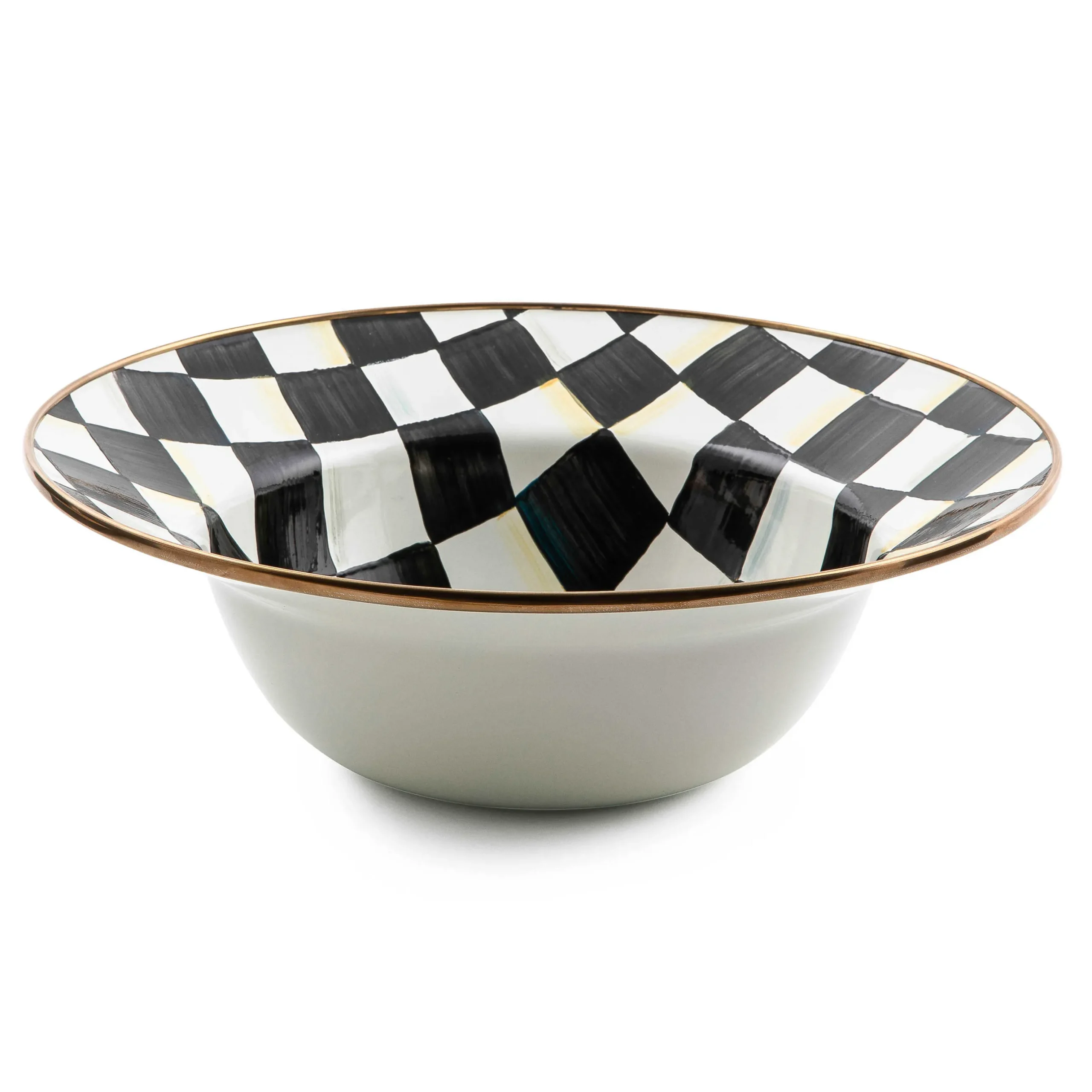 Fall Entertaining|Serveware|MacKenzie-Childs Courtly Check Serving Bowl