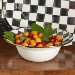 Fall Entertaining|Serveware|MacKenzie-Childs Courtly Check Serving Bowl