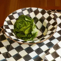 Fall Entertaining|Serveware|MacKenzie-Childs Courtly Check Serving Bowl