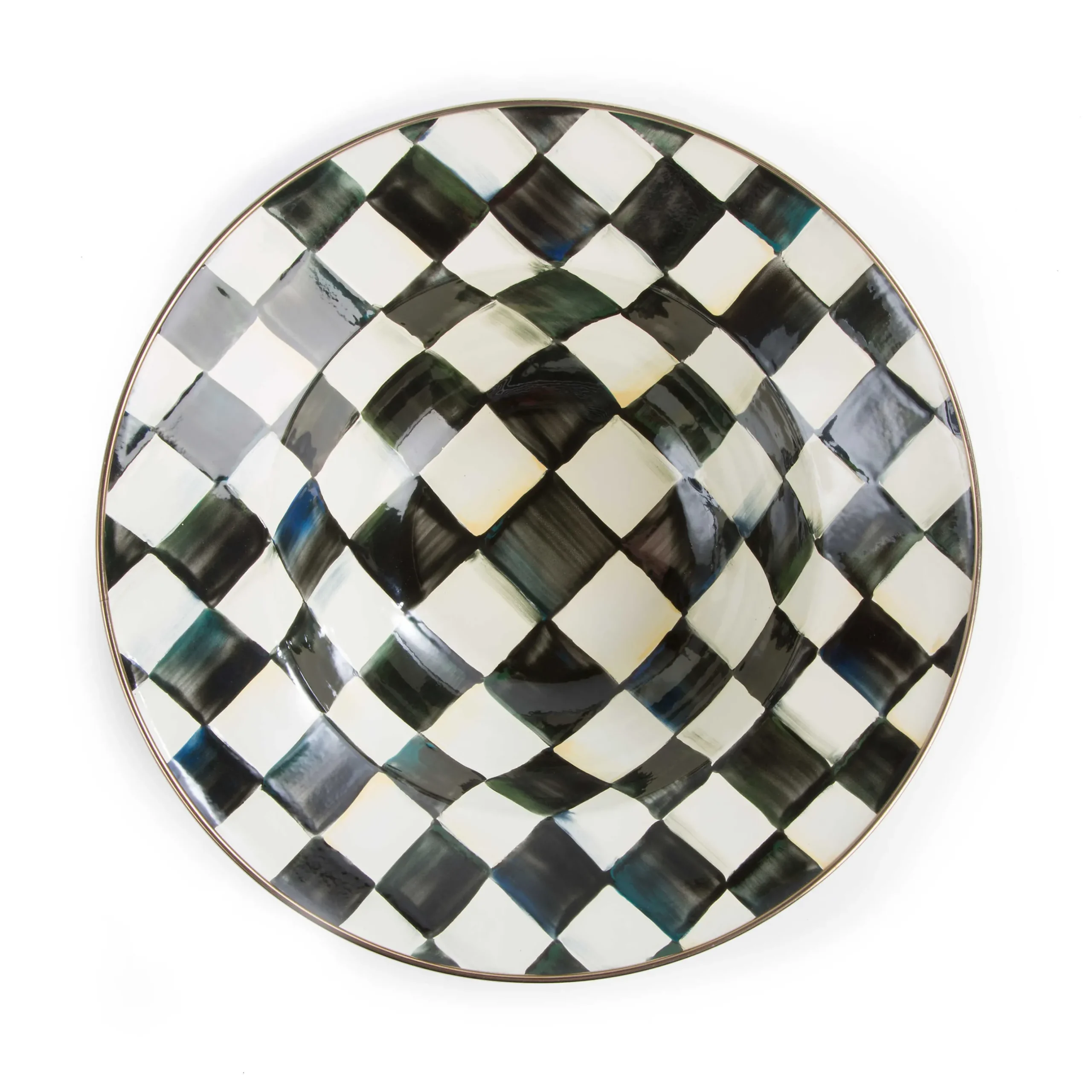 Fall Entertaining|Serveware|MacKenzie-Childs Courtly Check Serving Bowl