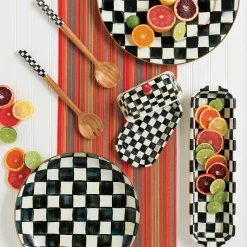Bar Entertaining|Serveware|MacKenzie-Childs Courtly Check Serving Platter
