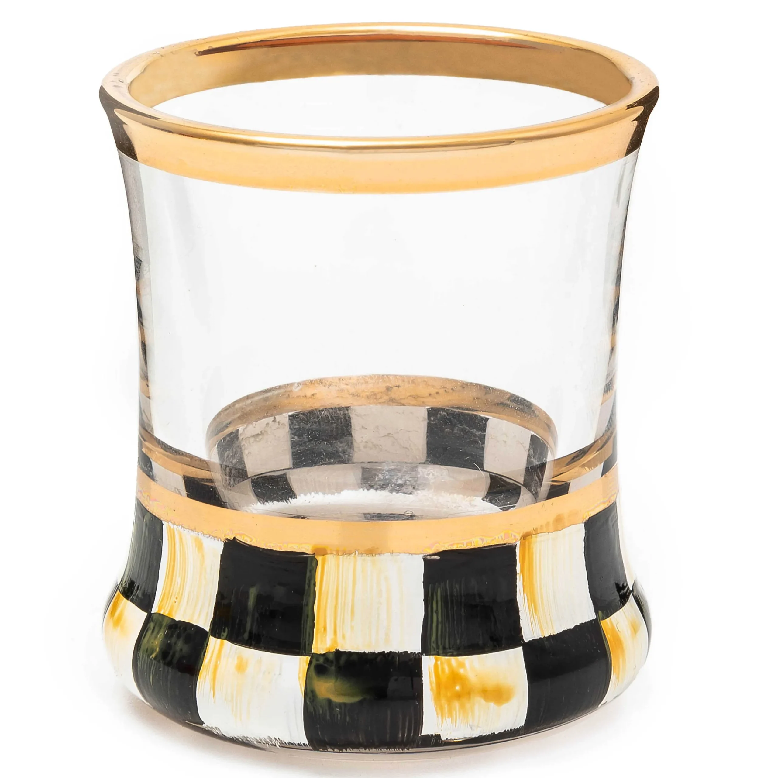 Drinkware|Bar Entertaining|MacKenzie-Childs Courtly Check Shot Glass