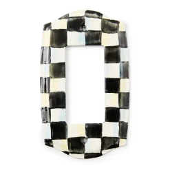 Finishing Touches|Room Accents|MacKenzie-Childs Courtly Check Single Rocker Switch Plate
