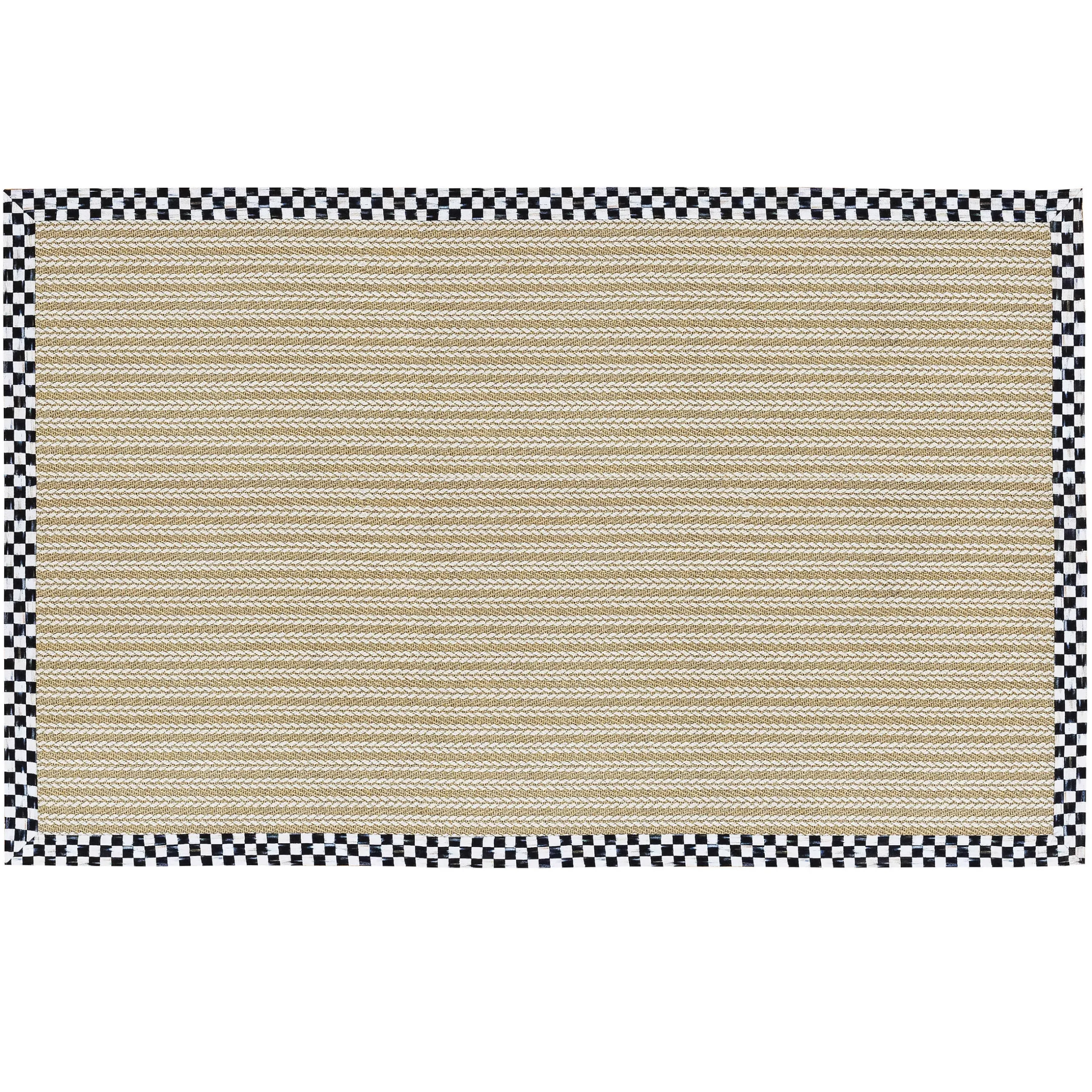 Rugs|MacKenzie-Childs Courtly Check Sisal Wool Herringbone 6' x 9' Rug