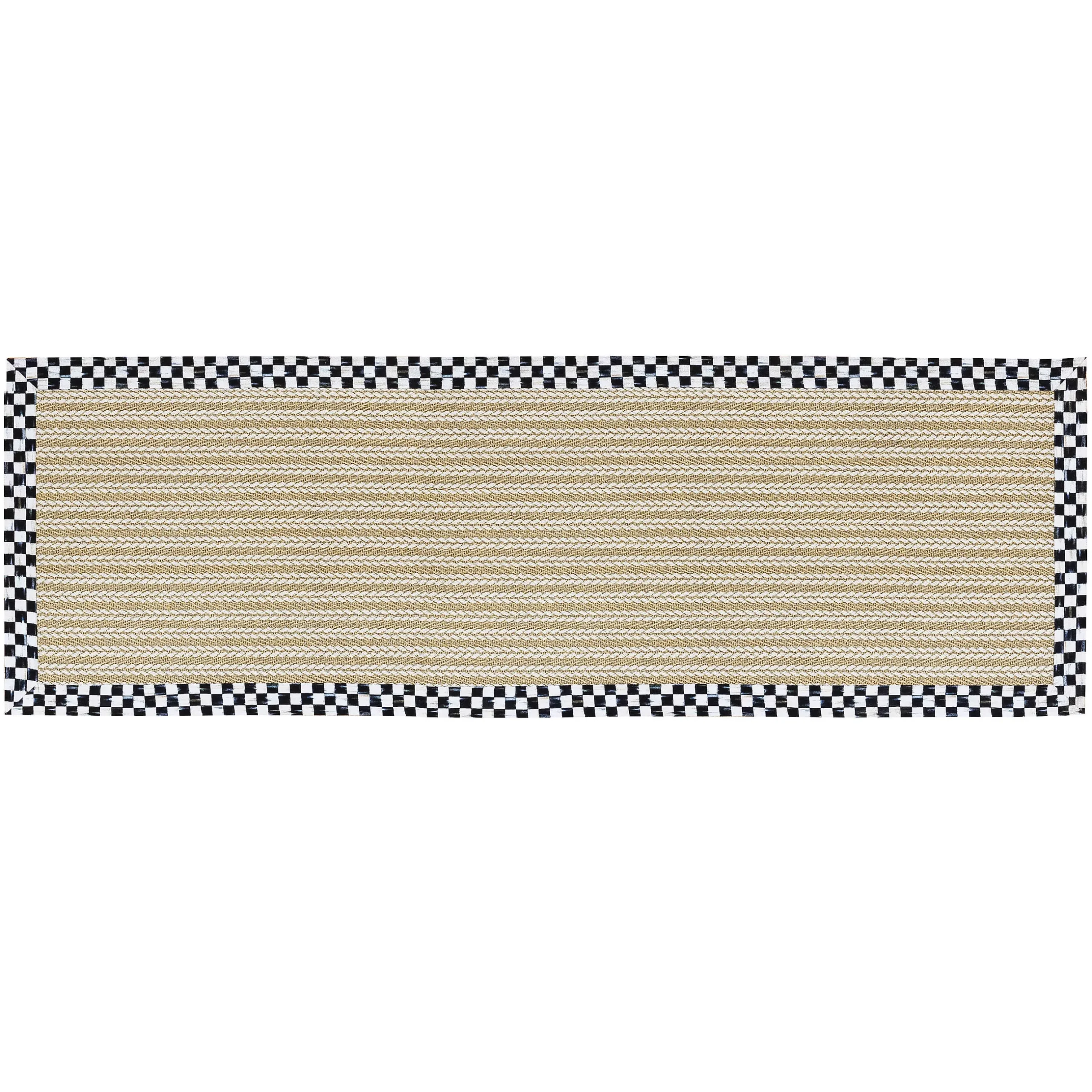 Rugs|MacKenzie-Childs Courtly Check Sisal Wool Herringbone 2'6 x 9' Runner
