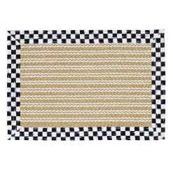 Rugs|MacKenzie-Childs Courtly Check Sisal Wool Herringbone 2' x 3' Rug