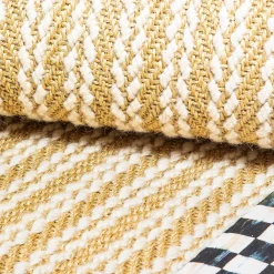 Rugs|MacKenzie-Childs Courtly Check Sisal Wool Herringbone 2' x 3' Rug