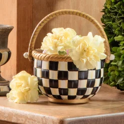 Spring|Easter|MacKenzie-Childs Courtly Check Small Basket