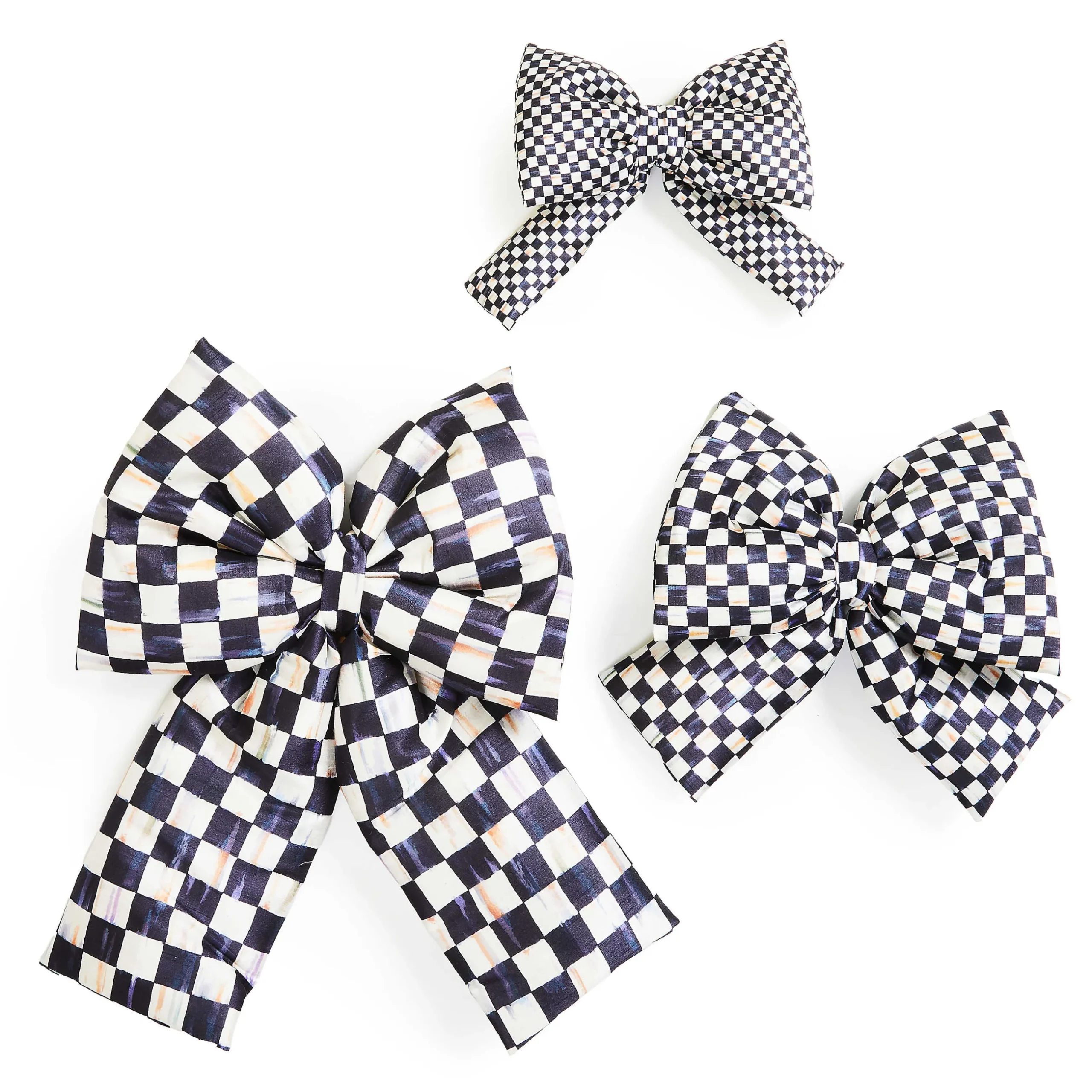Finishing Touches|Room Accents|MacKenzie-Childs Courtly Check Small Bow