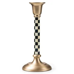 Candles & Fragrances|Room Accents|MacKenzie-Childs Courtly Check Small Candlestick