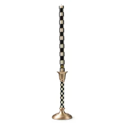 Candles & Fragrances|Room Accents|MacKenzie-Childs Courtly Check Small Candlestick