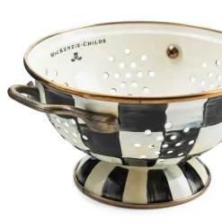 Kitchen Utensils & Tools|MacKenzie-Childs Courtly Check Small Colander