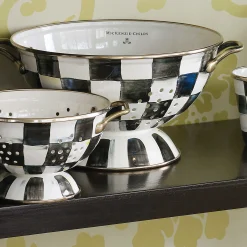Kitchen Utensils & Tools|MacKenzie-Childs Courtly Check Small Colander