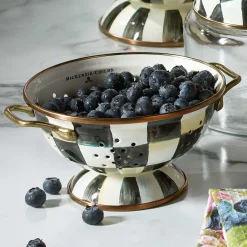 Kitchen Utensils & Tools|MacKenzie-Childs Courtly Check Small Colander
