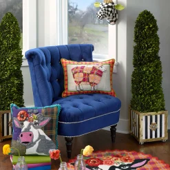 Spring|MacKenzie-Childs Courtly Check Small Cow