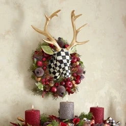 Holiday|MacKenzie-Childs Courtly Check Small Deer