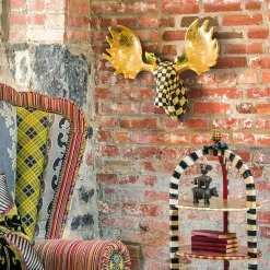 Holiday|Room Accents|MacKenzie-Childs Courtly Check Small Moose
