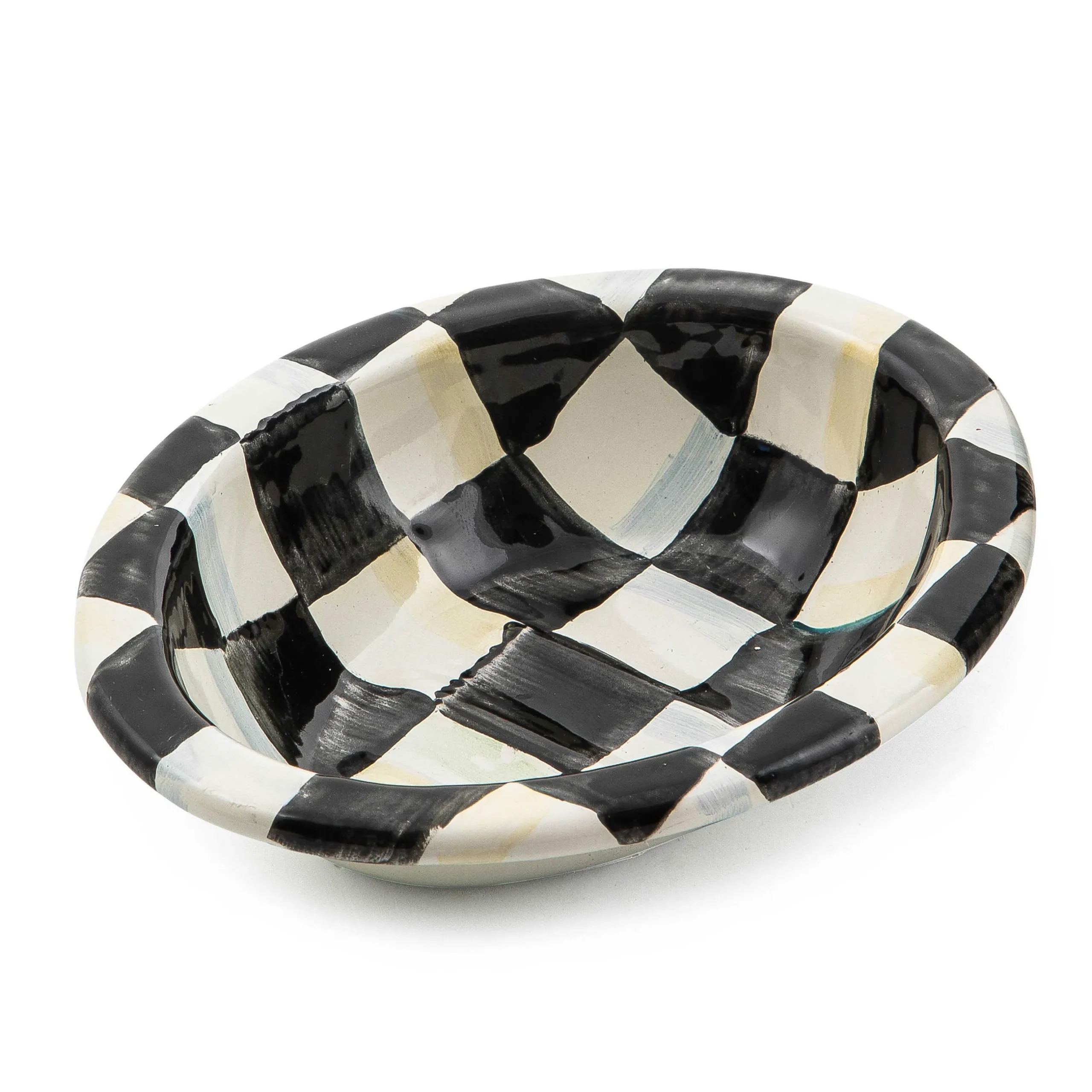 Bath & Bath Accessories|MacKenzie-Childs Courtly Check Soap Dish