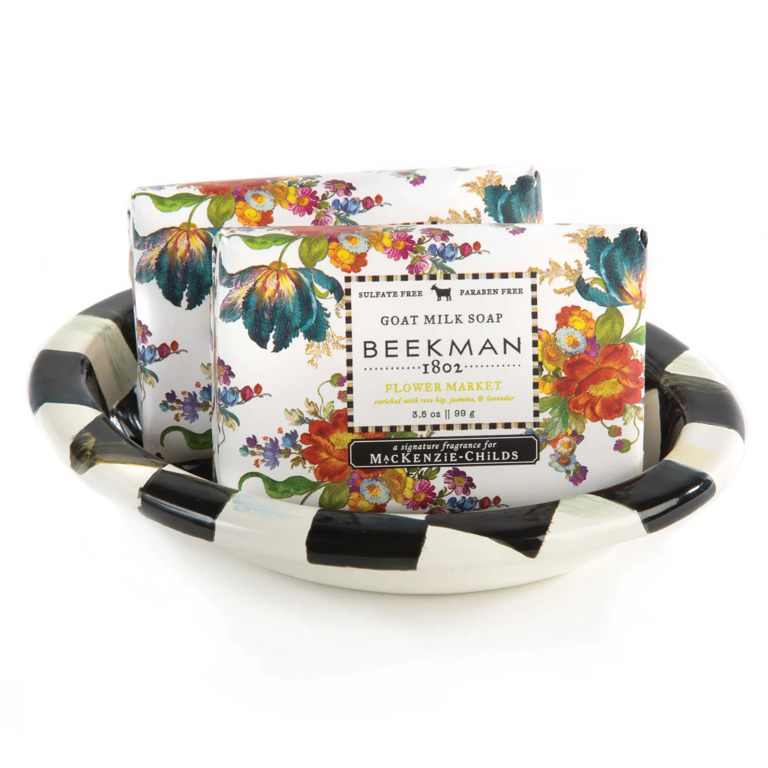 Bath & Bath Accessories|MacKenzie-Childs Courtly Check Soap Dish