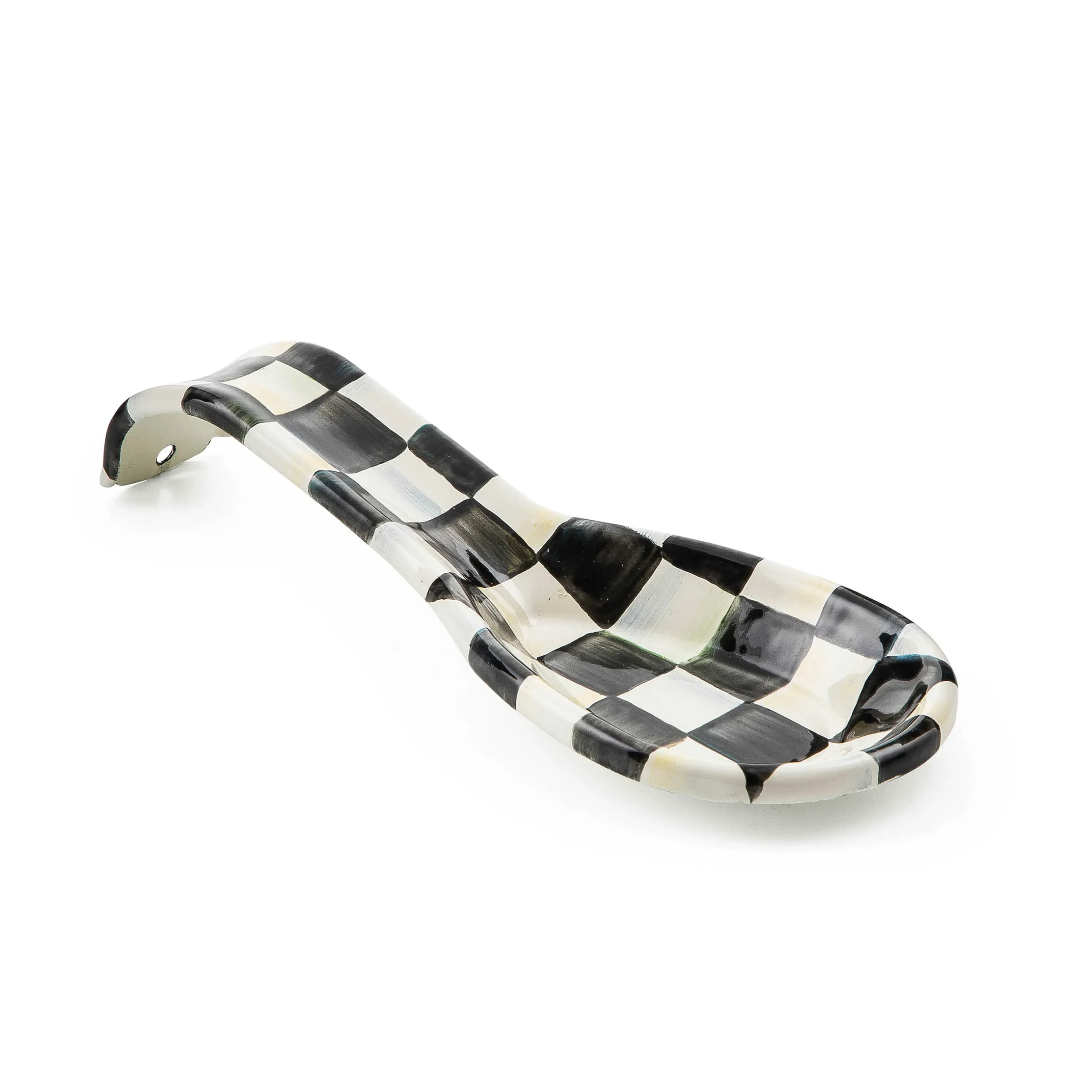 Fall Entertaining|Kitchen Utensils & Tools|MacKenzie-Childs Courtly Check Spoon Rest
