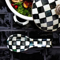Fall Entertaining|Kitchen Utensils & Tools|MacKenzie-Childs Courtly Check Spoon Rest