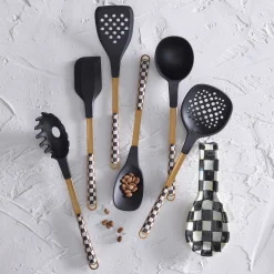 Fall Entertaining|Kitchen Utensils & Tools|MacKenzie-Childs Courtly Check Spoon Rest
