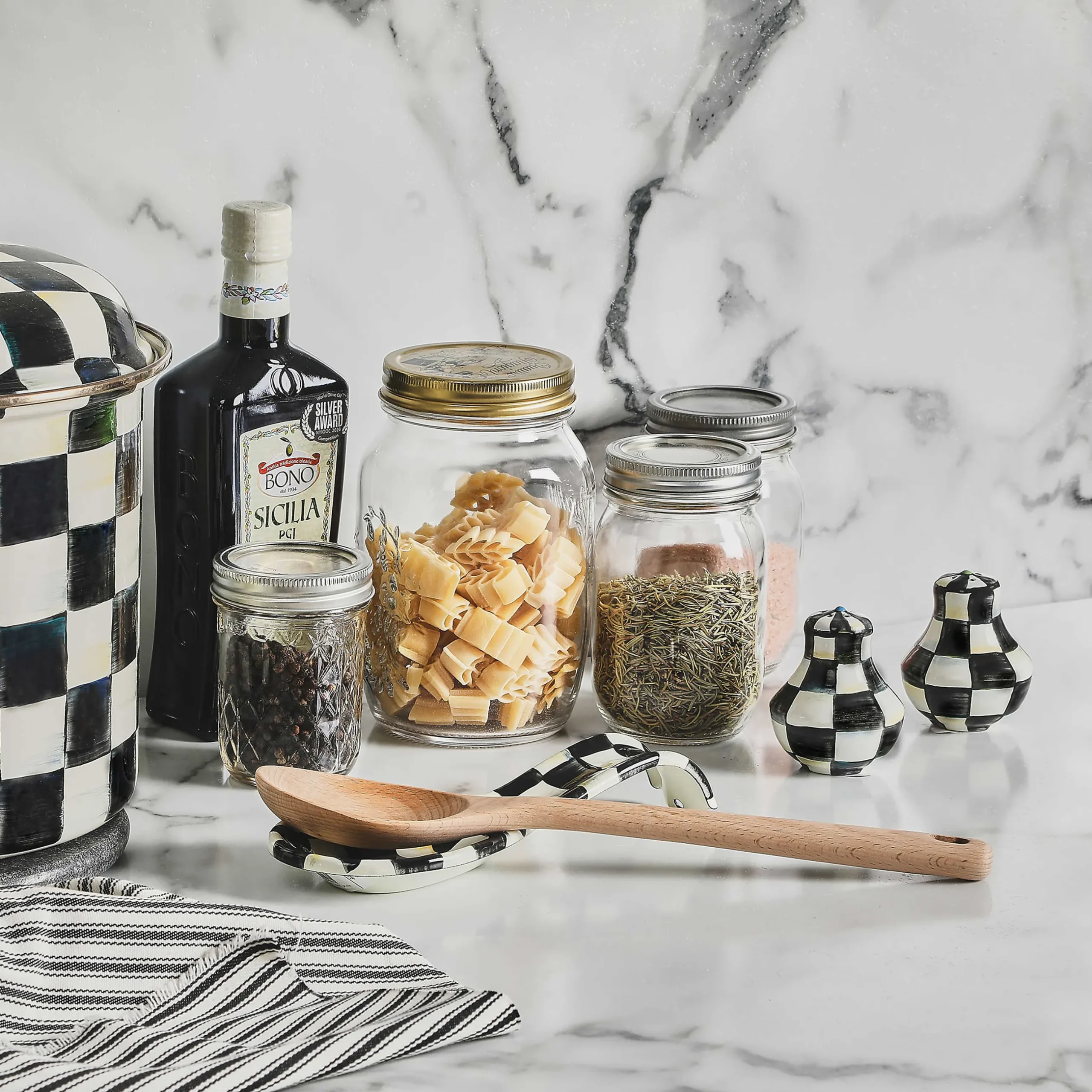 Fall Entertaining|Kitchen Utensils & Tools|MacKenzie-Childs Courtly Check Spoon Rest