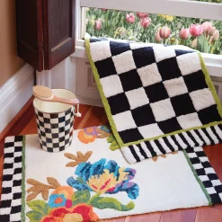Bath & Bath Accessories|MacKenzie-Childs Courtly Check Standard Bath Rug