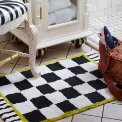 Bath & Bath Accessories|MacKenzie-Childs Courtly Check Standard Bath Rug