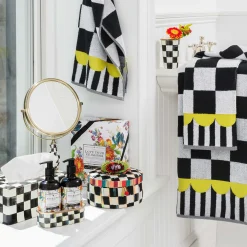 Bath & Bath Accessories|Room Accents|MacKenzie-Childs Courtly Check Standard Tissue Box Cover