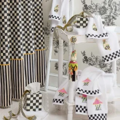 Bath & Bath Accessories|Room Accents|MacKenzie-Childs Courtly Check Standard Tissue Box Cover