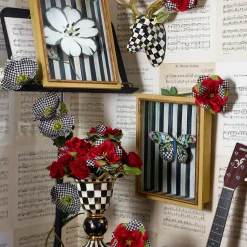Room Accents|MacKenzie-Childs Courtly Check Stately Vase