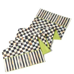 Kitchen & Table Linens|MacKenzie-Childs Courtly Check  Stripe Table Runner