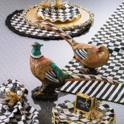 Kitchen & Table Linens|MacKenzie-Childs Courtly Check  Stripe Table Runner