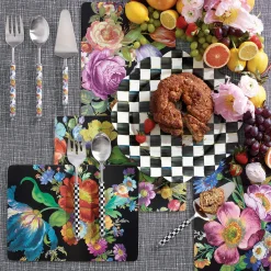 Serveware|MacKenzie-Childs Courtly Check Supper Club Salad Serving Set