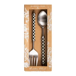 Serveware|MacKenzie-Childs Courtly Check Supper Club Salad Serving Set