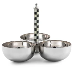 Serveware|MacKenzie-Childs Courtly Check Supper Club Trio