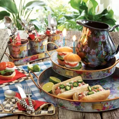 Dinnerware & Flatware|MacKenzie-Childs Courtly Check Supper Club 3-Piece Place Setting