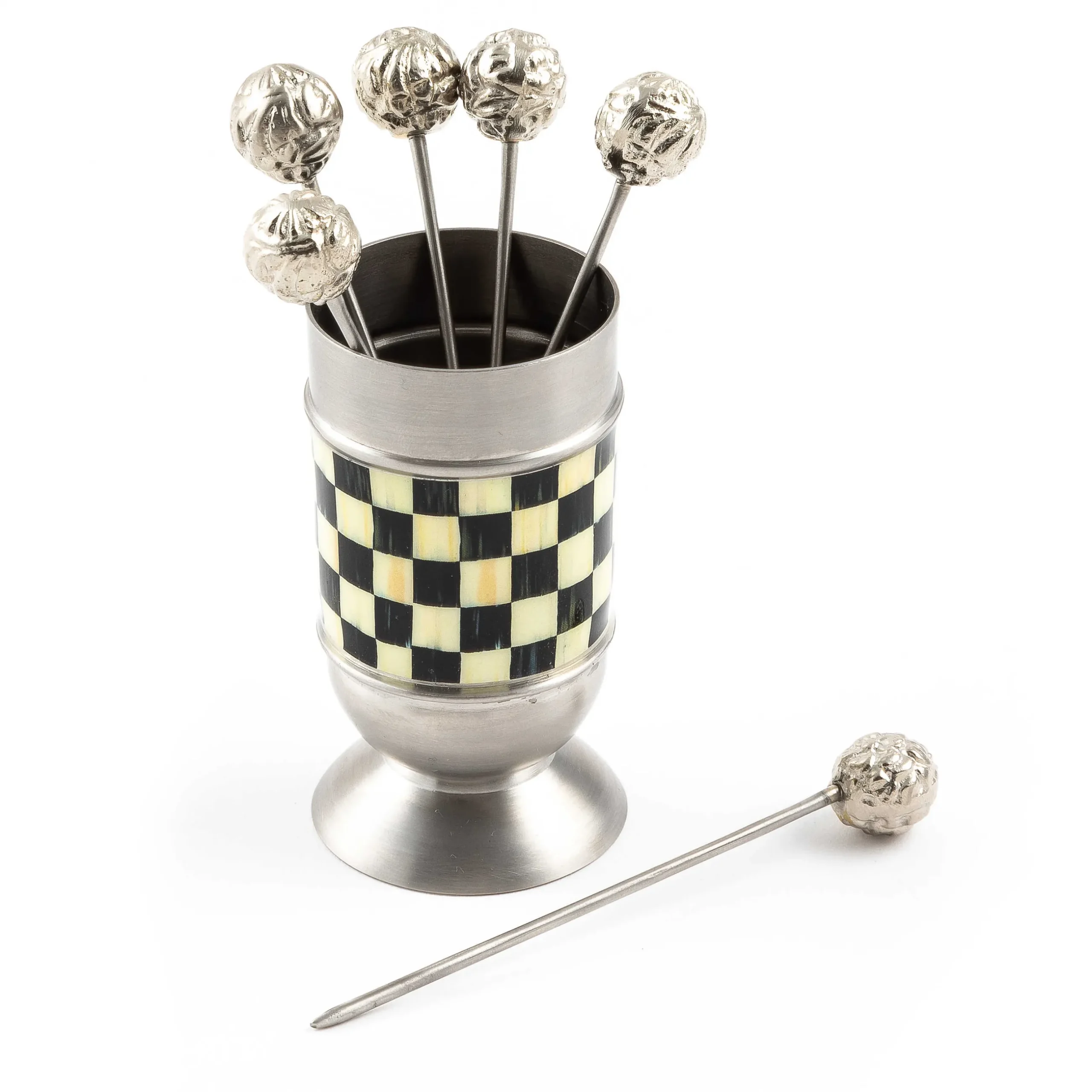 Table Accessories|Bar Entertaining|MacKenzie-Childs Courtly Check Supper Club Pick Set