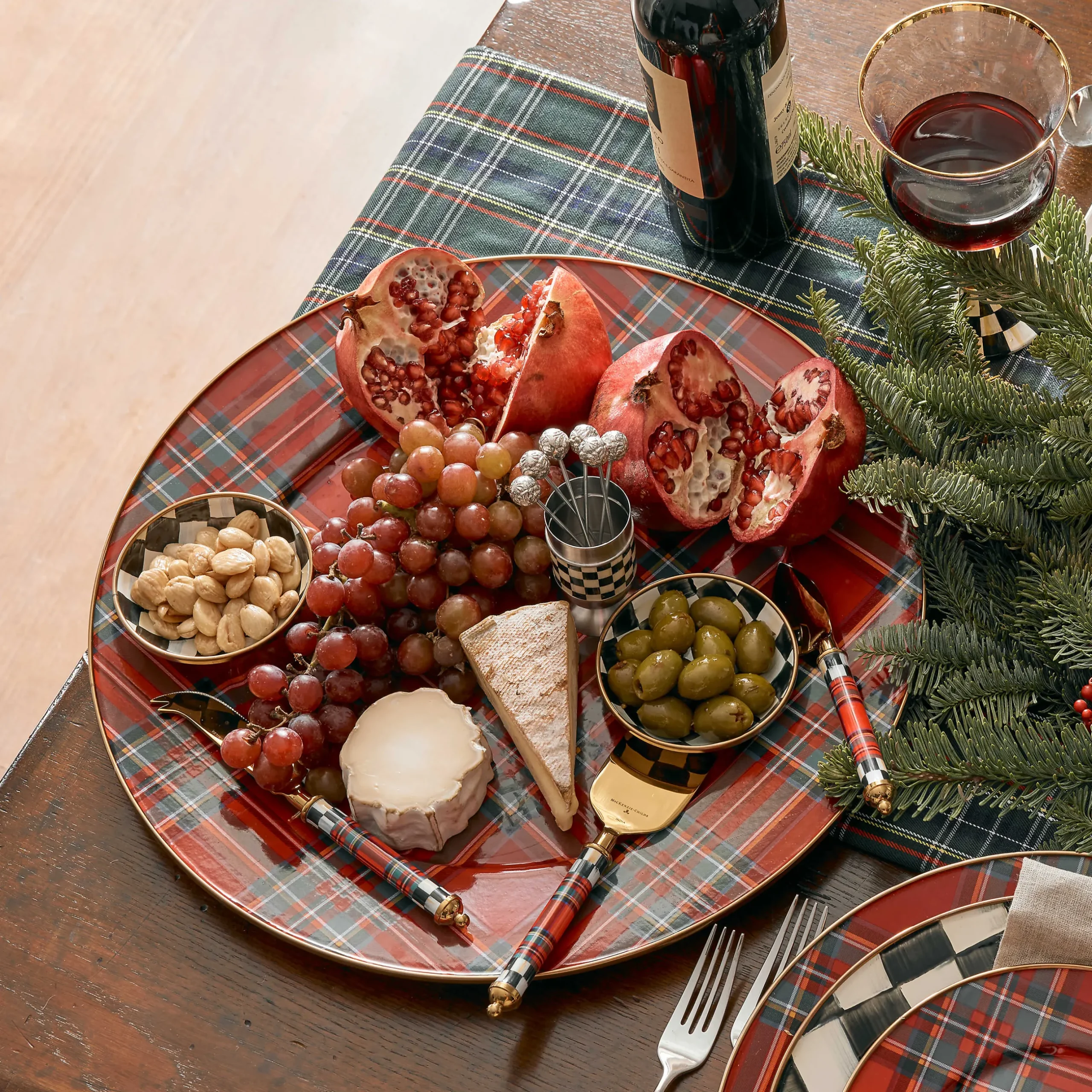 Table Accessories|Bar Entertaining|MacKenzie-Childs Courtly Check Supper Club Pick Set