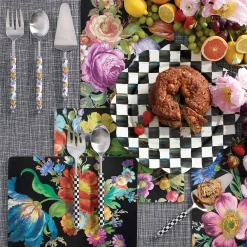 Fall Entertaining|Serveware|MacKenzie-Childs Courtly Check Supper Club Pie Server