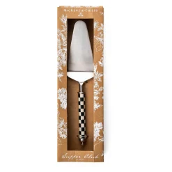 Fall Entertaining|Serveware|MacKenzie-Childs Courtly Check Supper Club Pie Server