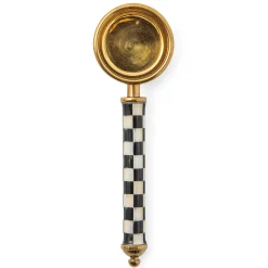 The Coffee Shop|Kitchen Utensils & Tools|MacKenzie-Childs Courtly Check Supper Club Gold Coffee Scoop
