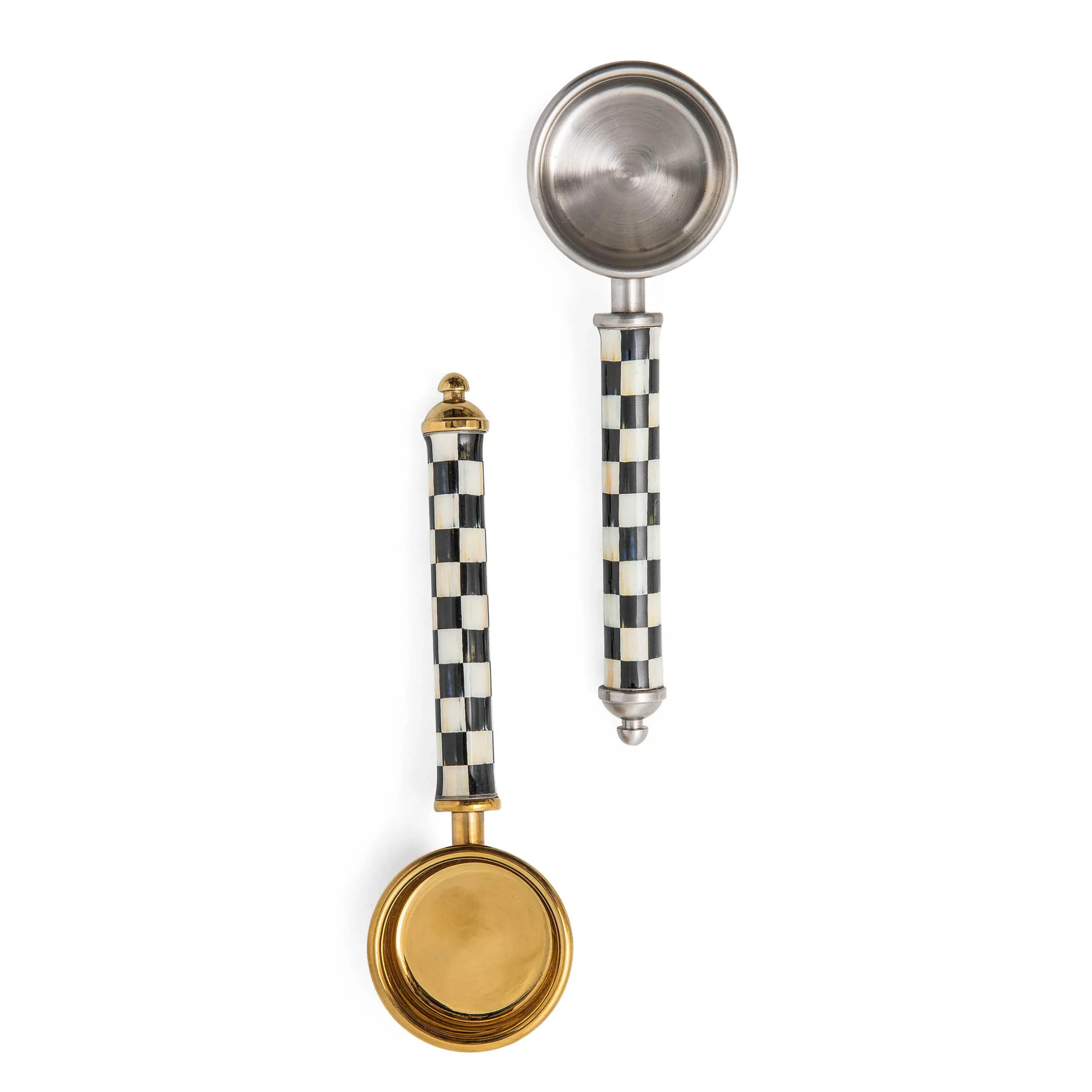 The Coffee Shop|Kitchen Utensils & Tools|MacKenzie-Childs Courtly Check Supper Club Gold Coffee Scoop