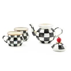 Serveware|Dinnerware & Flatware|MacKenzie-Childs Courtly Check Tea Party Set
